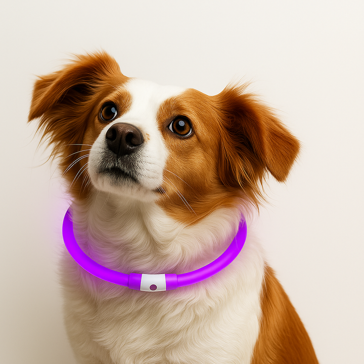 Sicherheit im Dunkeln – das LED-Halsband für deinen Hund
