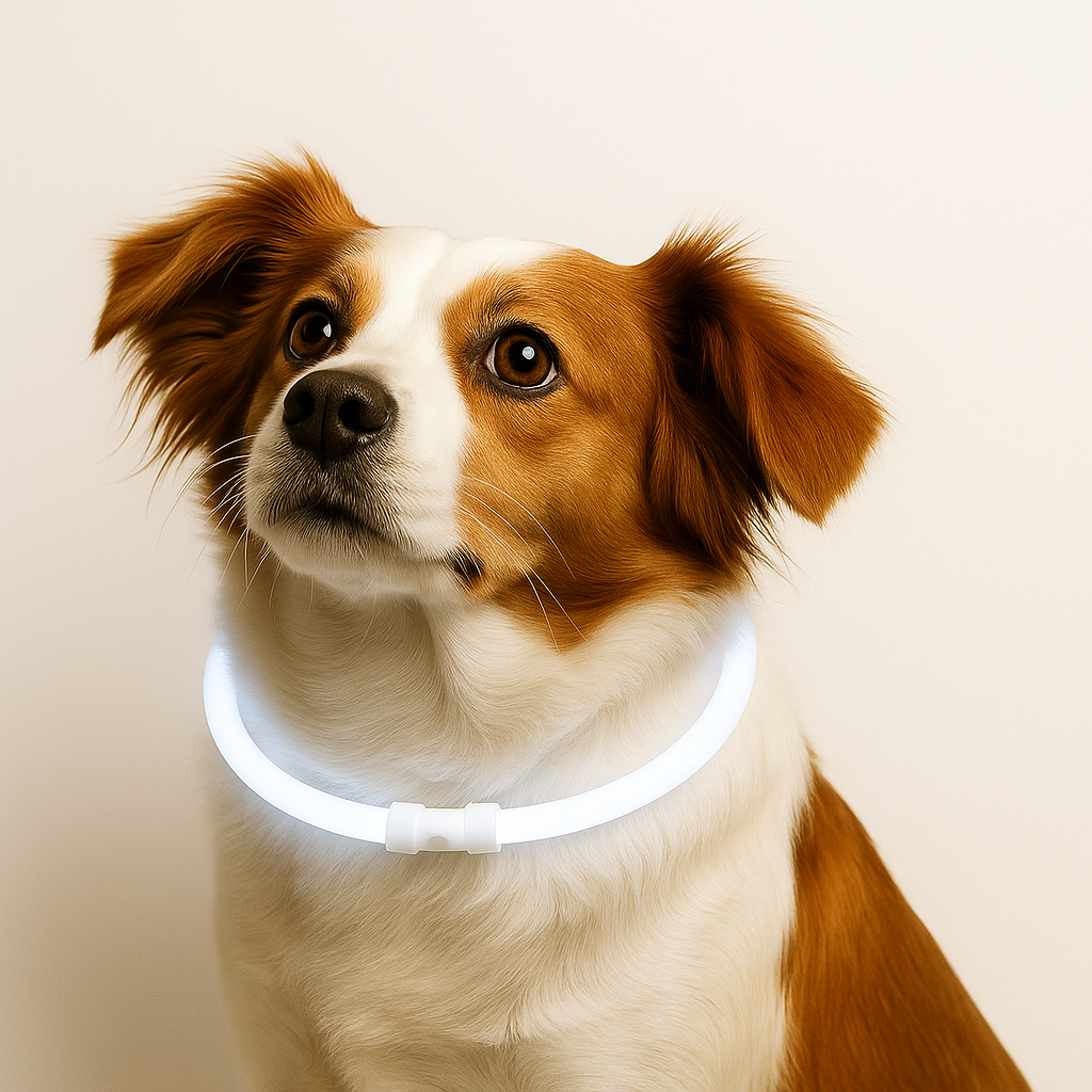 Sicherheit im Dunkeln – das LED-Halsband für deinen Hund