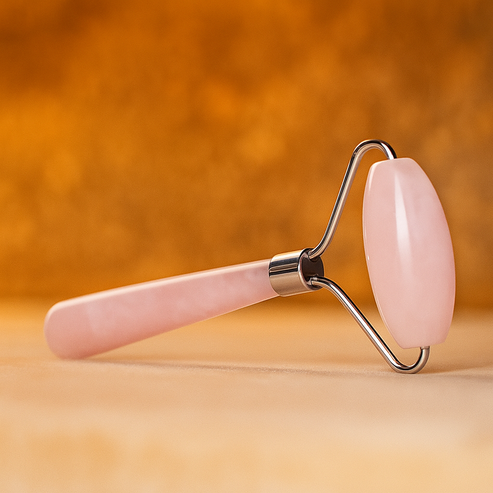 Rosa Quartz Roller – Natürliche Schönheit & innere Balance