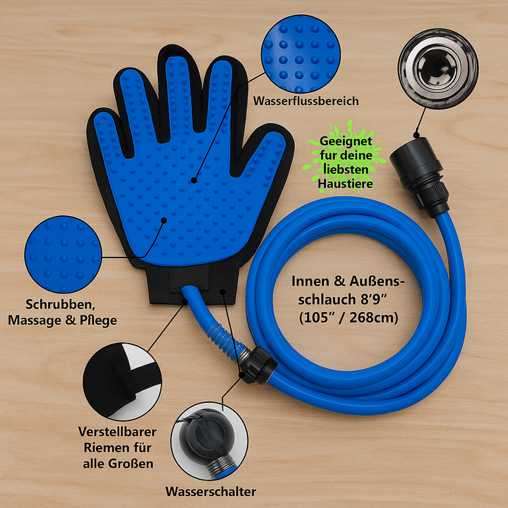 Weil dein Hund das Beste verdient: Die Wohlfühl-Dusche für jedes Fell