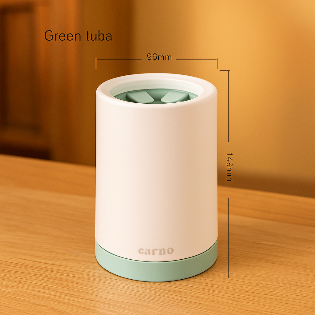 Pfotenwaschbecher mit Silikonbürsten – für saubere Pfoten in Sekunden