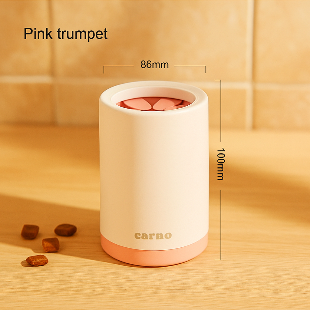 Pfotenwaschbecher mit Silikonbürsten – für saubere Pfoten in Sekunden