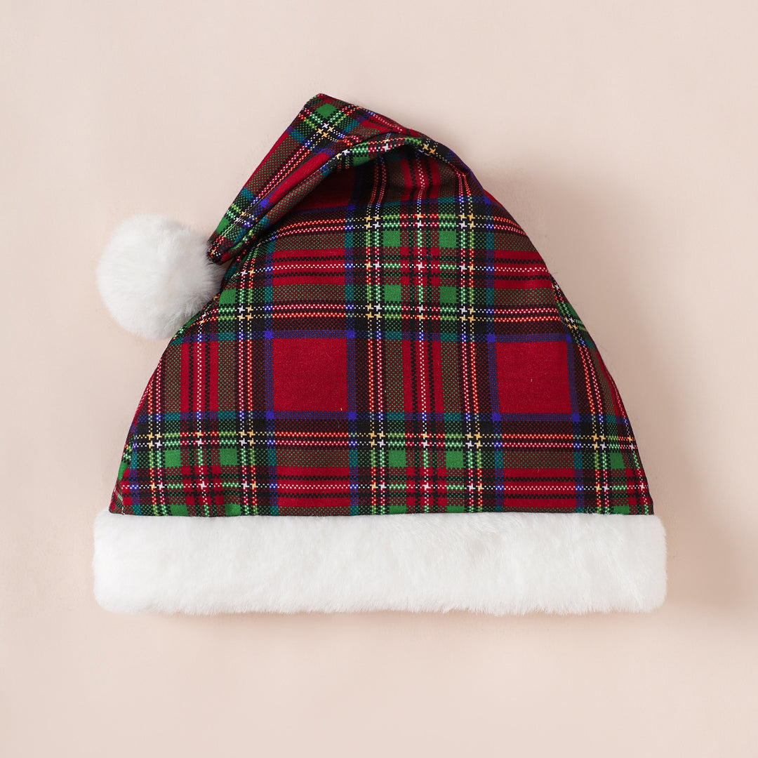 Baby Girl Autumn Long-sleeve Blouse Check Overall Dress Hair Band 3-piece Set